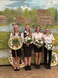 die Jugendbesten 2025 mit ihren Begleiterinen