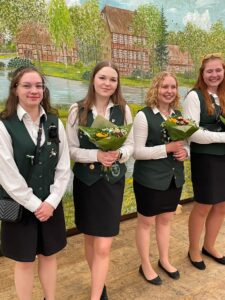 Jugendbeste und ihre Begleiterinen