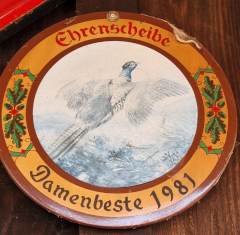 Scheibe der Damenbesten 1981
