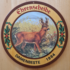 Scheibe der Damenbeste 1984