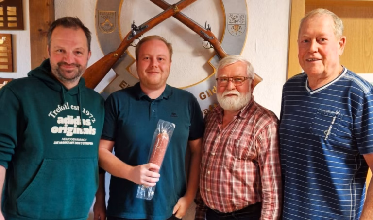 v. l. n. r. Timo Graue, Patrick Marwede, Reiner Winterhoff, Gerd Friedrich